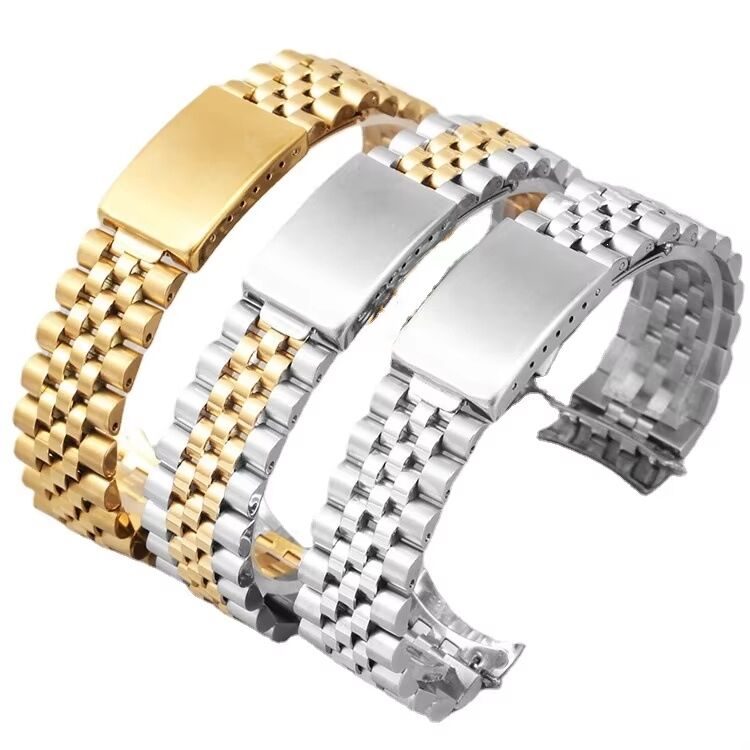 18/19/22mm/20mm Stainless Steel Luxury Strap for Rolexes for GT3pro  Band Metal Solid Watch Loop