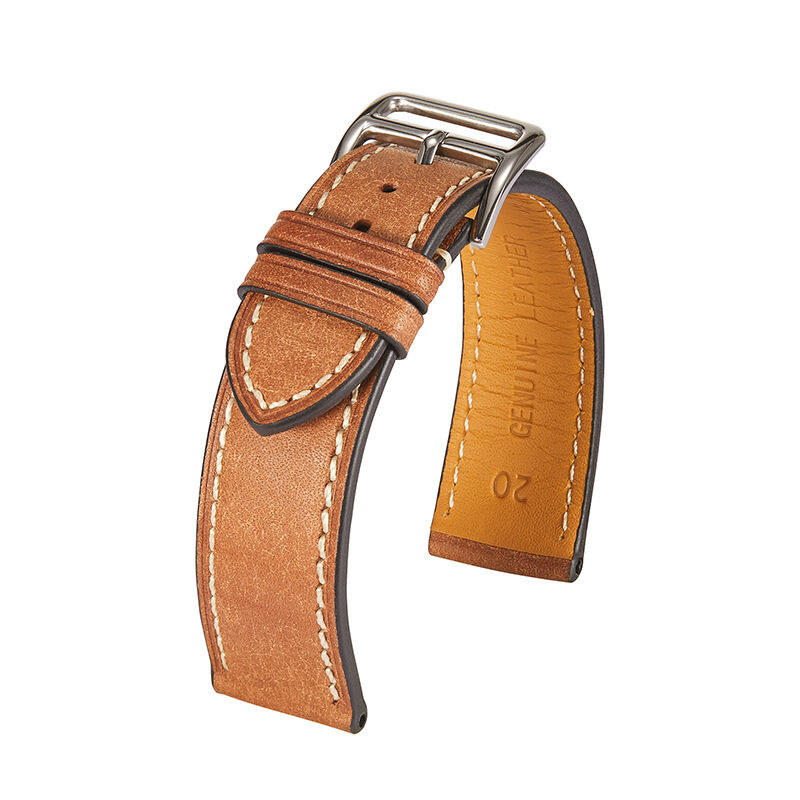 Vintage  Matte Tanned  Leather Watch Straps Custom Watch Band  20mm 22mm Watch Accessories for Huawei GT2