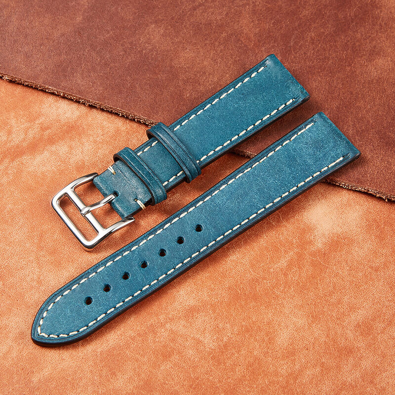 Vintage  Matte Tanned  Leather Watch Straps Custom Watch Band  20mm 22mm Watch Accessories for Huawei GT2