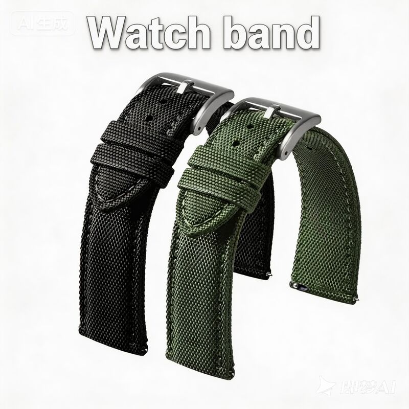18/20/22mm Sailcloth Watch Strap for Samsung Watch Bracelet Two-Sided Nylon Watchband Quick Release Sport Wristband Belt for Men