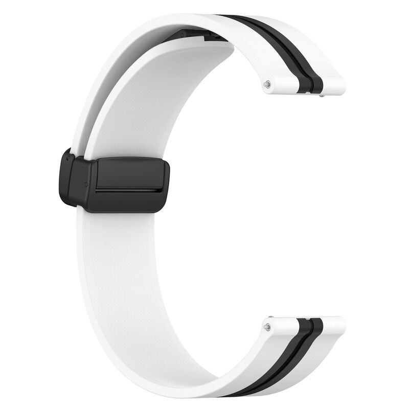 20mm 22mm Watch Band Magnetic Buckle for Samsung Galaxy Watch 4 40/44 /41/45mm Classic 42 46mm Silicone Strap