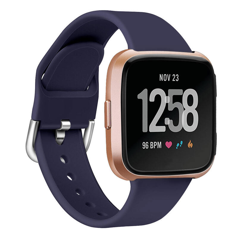 Waterproof Wristband Accessories Smart Watch Band Silicone Strap Rubber Replacement Strap for Fitbit Versa