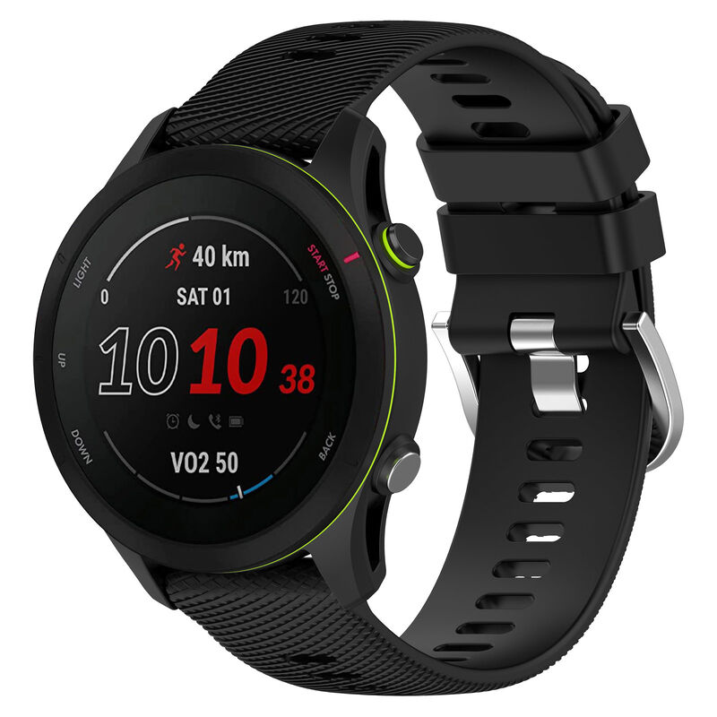 22mm Original Rubber Watch Strap for Garmin Venu 2 Vivoactive 4 Silicone Watch Band for Garmin Forerunner Music Wristbands