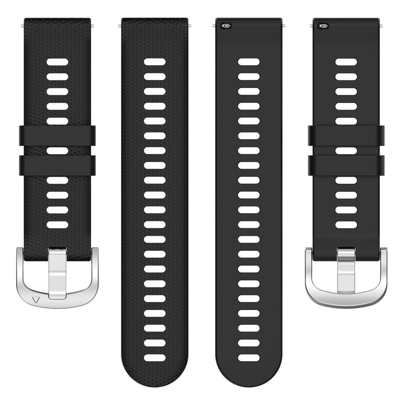 22mm Original Rubber Watch Strap for Garmin Venu 2 Vivoactive 4 Silicone Watch Band for Garmin Forerunner Music Wristbands