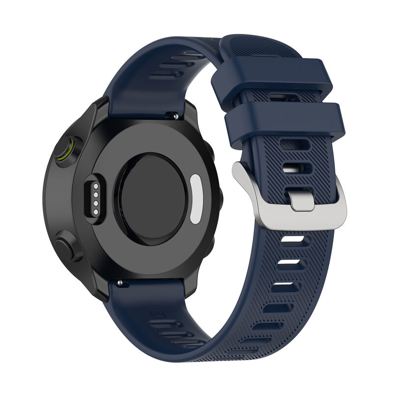 Smart Watch WristBand 20mm Sport Silicone Bracelet Accessories Silicone Strap Band for Garmin Forerunner 55 158 245 245M 645