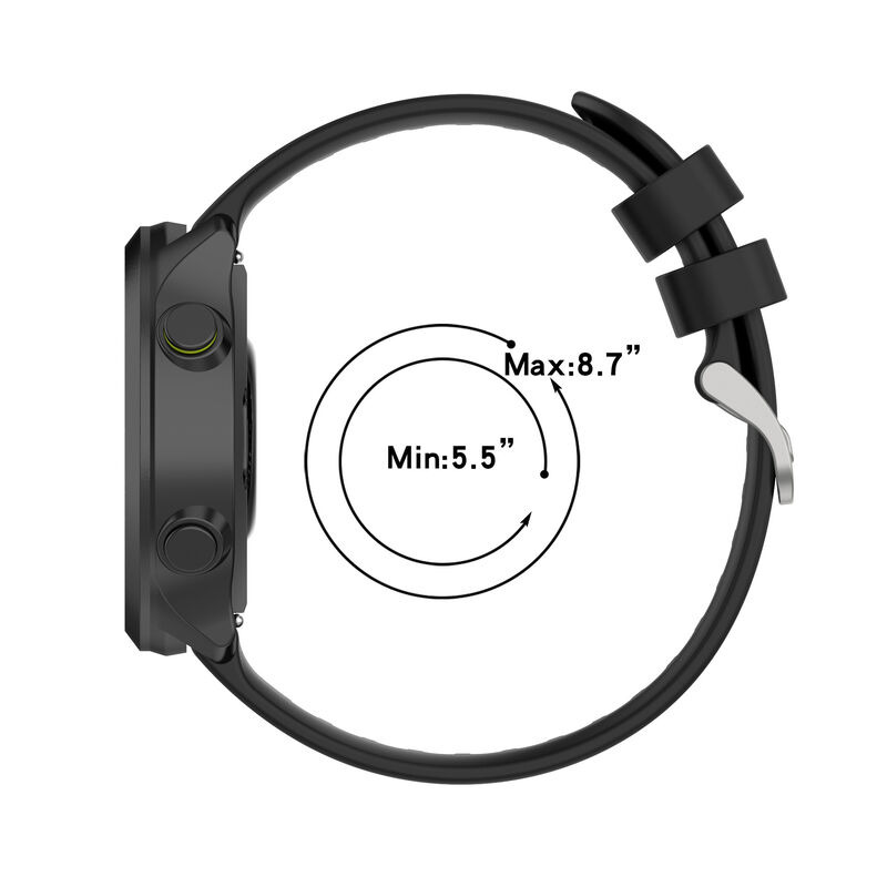 Smart Watch WristBand 20mm Sport Silicone Bracelet Accessories Silicone Strap Band for Garmin Forerunner 55 158 245 245M 645