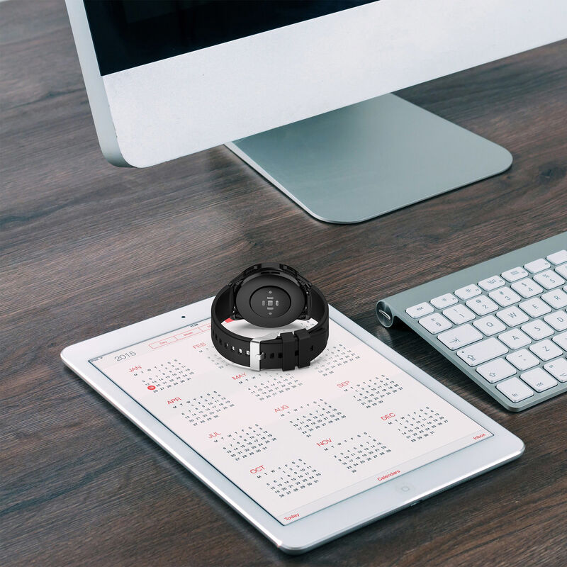 Hot Products 22mm Soft Rubber Silicone Watch Band Strap for Xiaomi Mi Watch/ Xiaomi Color2/S1 Active With Silver Buckle