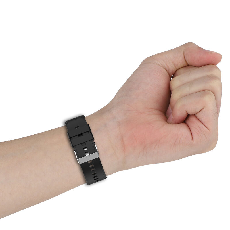 Hot Products 22mm Soft Rubber Silicone Watch Band Strap for Xiaomi Mi Watch/ Xiaomi Color2/S1 Active With Silver Buckle
