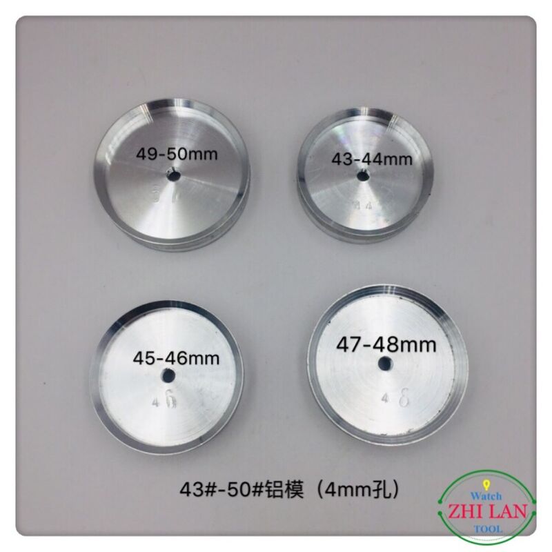 New 20pcs Aluminum Bezel Crystal Case Back Press Watch Tool Kit Set Fit Size From 20mm to 58mm for Watch Repair