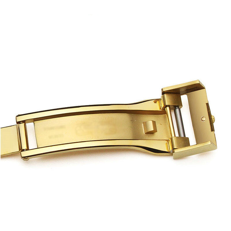 For Leather Silicone Band Clasp Watch AccessoryWin-Win 16mm 18mm Stainless Steel Deployment Folding Buckle