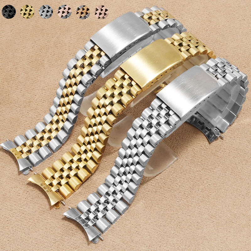 Custom logo 18/19/22mm/20mm Stainless Steel Luxury Strap for RLX for GT3pro 46mm 43 Band Metal Solid Watch Loop for Bracelet