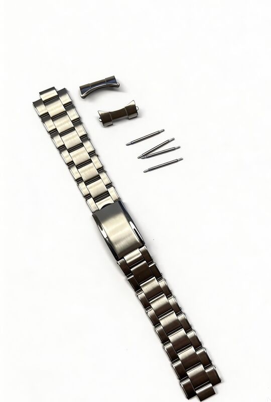 19mm 20mm High Quality Vintage LOGO Silver Brushed 904L Steel Watchband Strap Oyster Bracelet for RLX Men 1501 6694 1680 15210