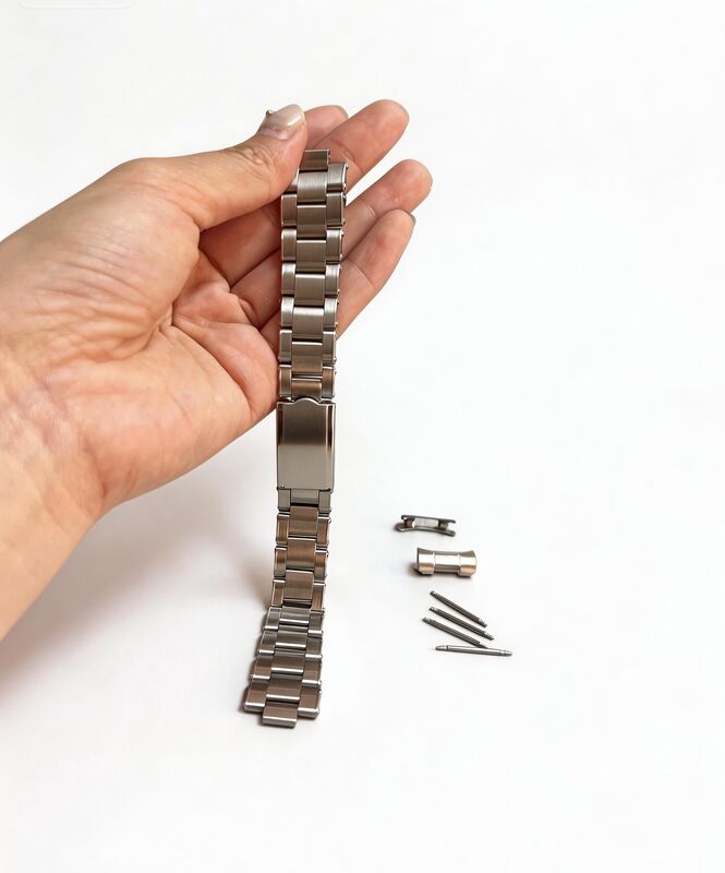 19mm 20mm High Quality Vintage LOGO Silver Brushed 904L Steel Watchband Strap Oyster Bracelet for RLX Men 1501 6694 1680 15210