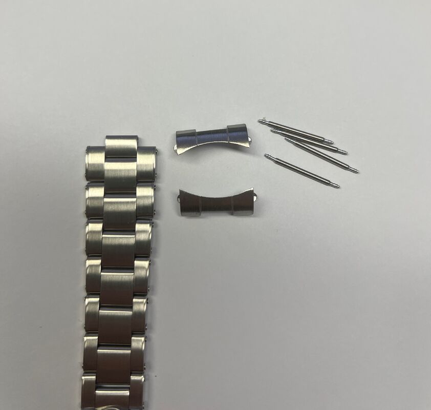 19mm 20mm High Quality Vintage LOGO Silver Brushed 904L Steel Watchband Strap Oyster Bracelet for RLX Men 1501 6694 1680 15210