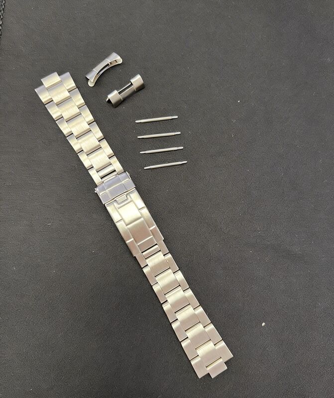 19mm 20mm Luxury Men Jubilee Links Bracelet 316L Stainless Steel Watch Band Strap for RLX Daytona Water Ghost GMT Submari