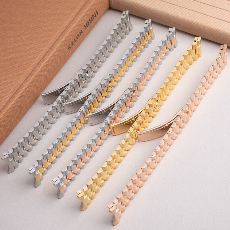21mm 904L Logo Without logo Have Stainless Steel Watchband Watch Bracelet Straps Substitute for RLX 41mm Daydate Wristwatch