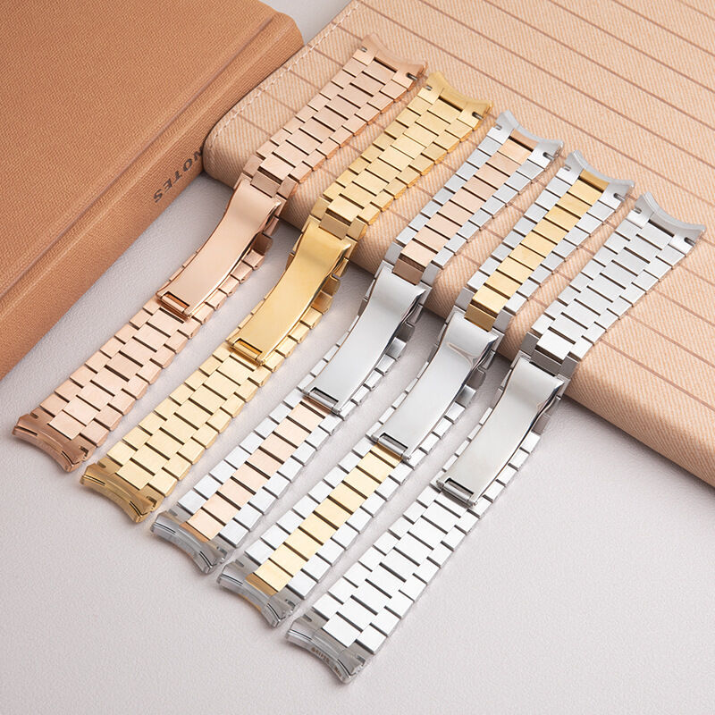 21mm 904L Logo Without logo Have Stainless Steel Watchband Watch Bracelet Straps Substitute for RLX 41mm Daydate Wristwatch