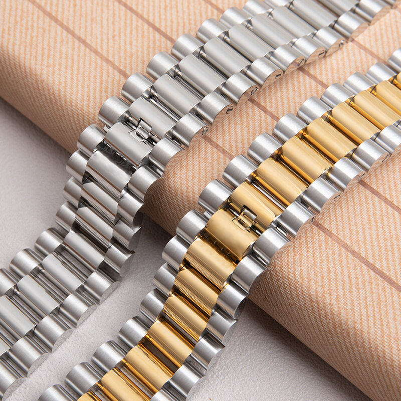 21mm 904L Logo Without logo Have Stainless Steel Watchband Watch Bracelet Straps Substitute for RLX 41mm Daydate Wristwatch