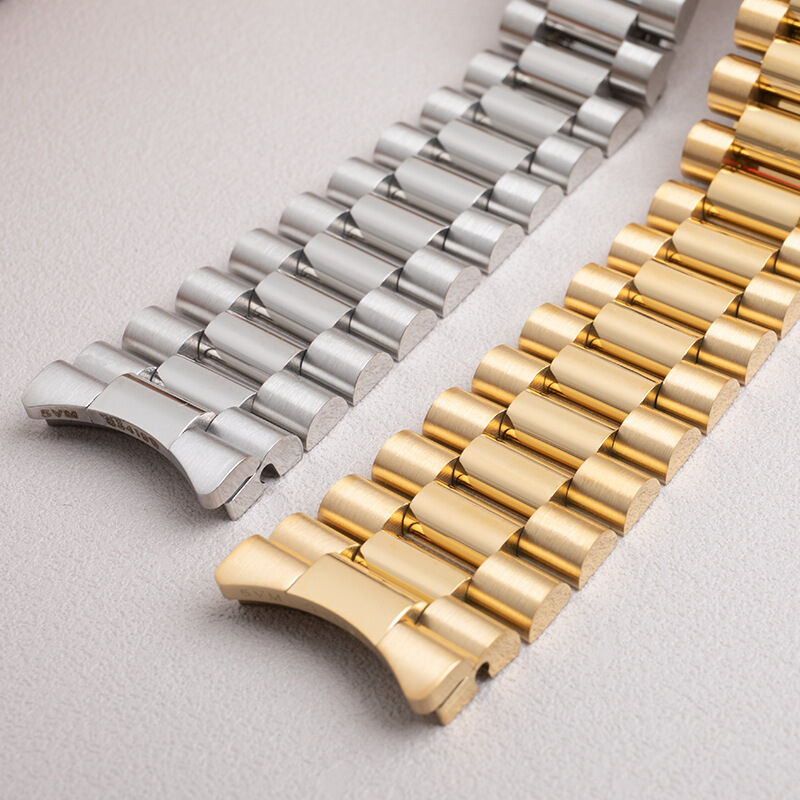 21mm 904L Logo Without logo Have Stainless Steel Watchband Watch Bracelet Straps Substitute for RLX 41mm Daydate Wristwatch