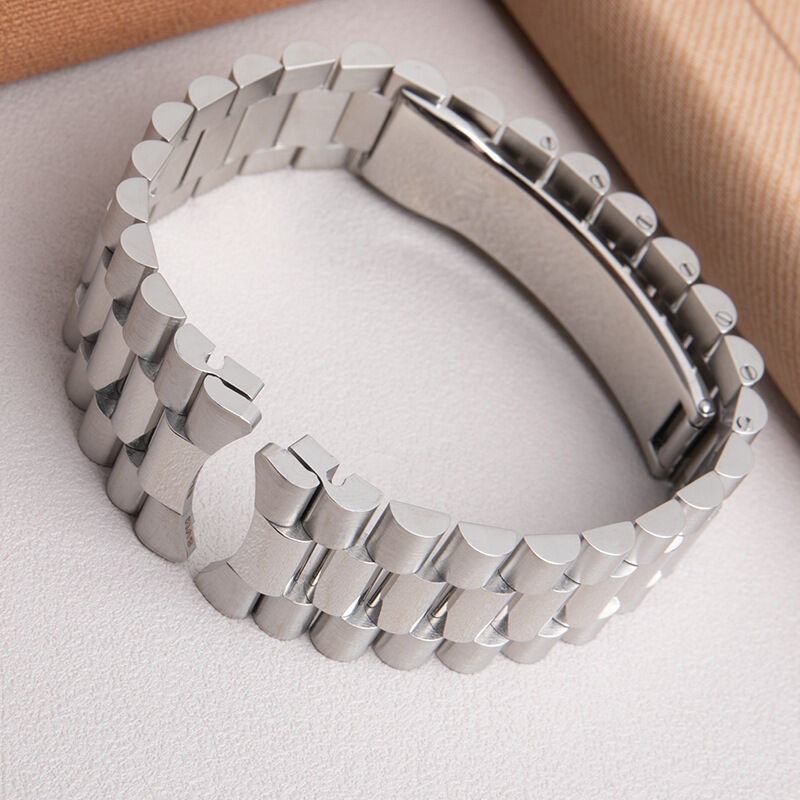 21mm 904L Logo Without logo Have Stainless Steel Watchband Watch Bracelet Straps Substitute for RLX 41mm Daydate Wristwatch