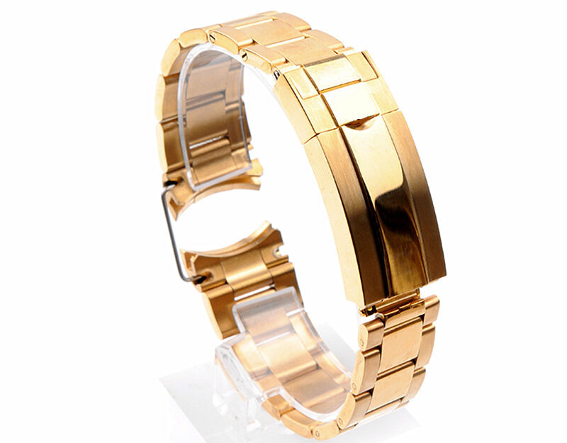OEM Screw Links Watch Bracelet 316 Stainless Steel Watch Band Strap With LOGO for RLX Dayton Water Ghost GMT