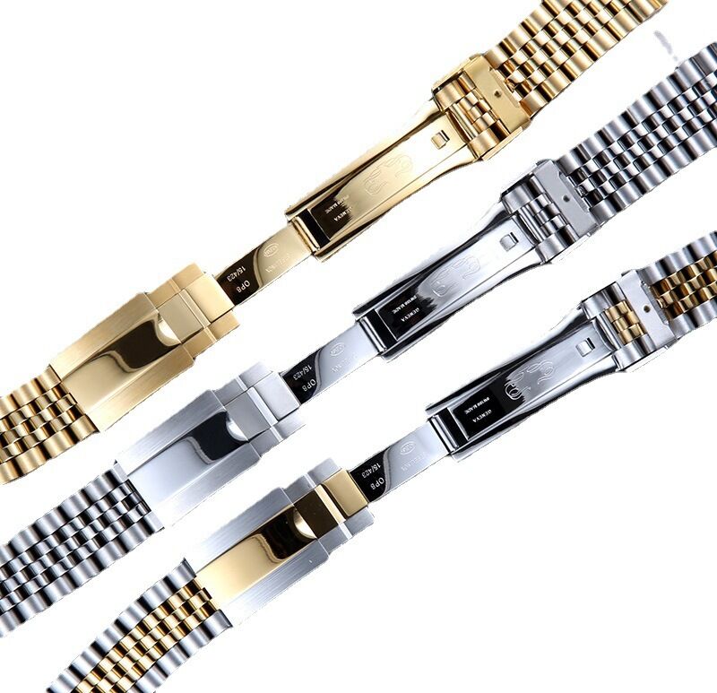 20mm Luxury Men Jubilee OEM Screw Links Bracelet 316L Stainless Steel Watch Band Strap for RLX Daytona Water Ghost GMT Submari