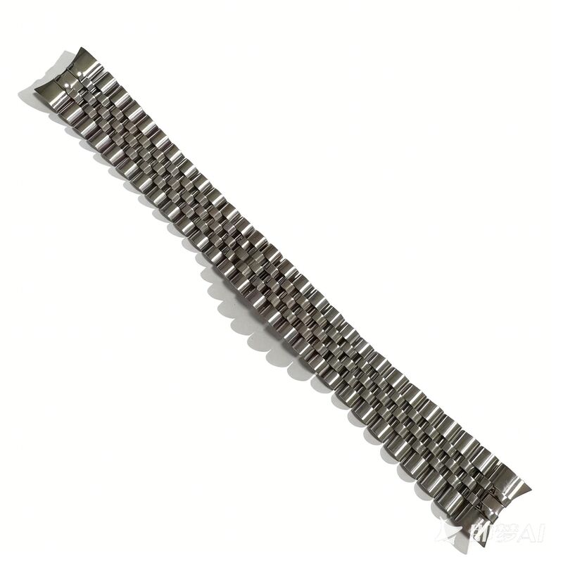 Custom R logo 17 21 20mm Jubilee Solid Stainless Steel 904L  Metal Watch Strap Band Replacement Bracelet for RLX Folded Clasp