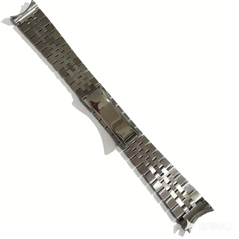 Custom R logo 17 21 20mm Jubilee Solid Stainless Steel 904L  Metal Watch Strap Band Replacement Bracelet for RLX Folded Clasp