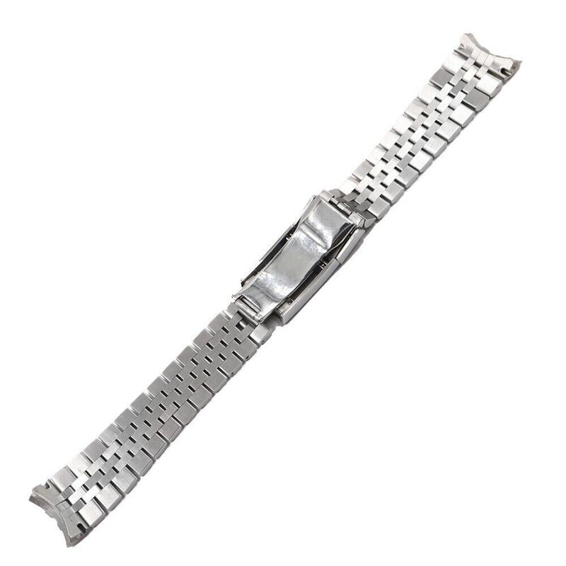 Jubilee Bracelet for RLX datejust GMT II 126710 Solid Curved End 20mm 21mm Rlx Stainless Steel Watch Band Strap Folded Clasp