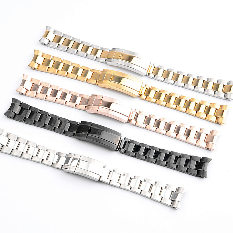 OEM Screw Links 20mm 21mm Watch Bracelet 316L Stainless Steel Watch Band Strap With LOGO for R OLEX Datejust