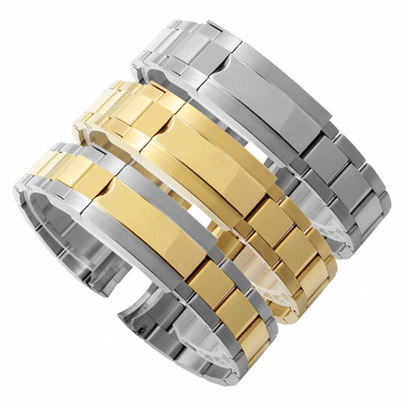 OEM Screw Links 20mm 21mm Watch Bracelet 316L Stainless Steel Watch Band Strap With LOGO for R OLEX Datejust