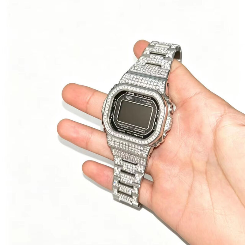 Watch Modification Accessories Diamond Watch Case Mod Kit Titanium Stainless Steel Luxury Modification Kit for DW5600/GW5610