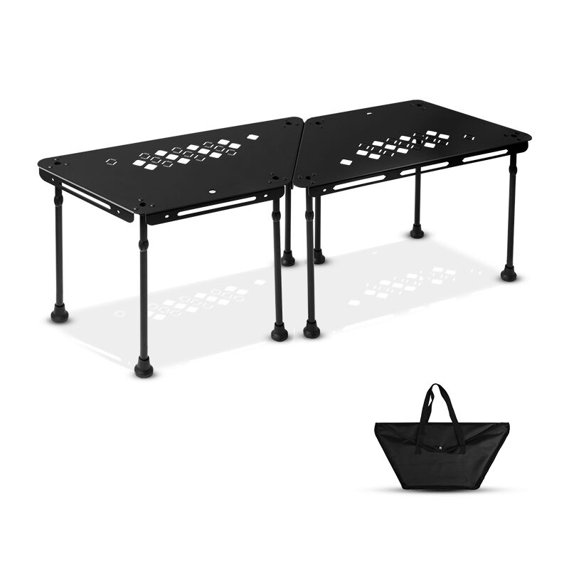 Kinggear Outdoor Portable Aluminum Alloy Lightweight Folding Camping Table for Picnic and Barbecue