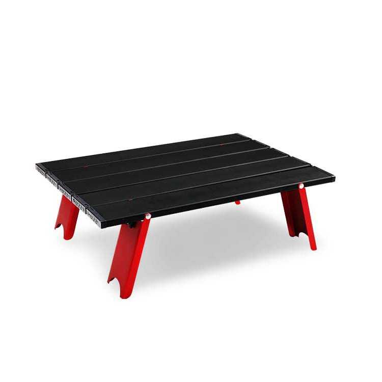 Lightweight Aluminum Frame Mini Folding Table with Custom Logo for Outdoor Camping and Travel