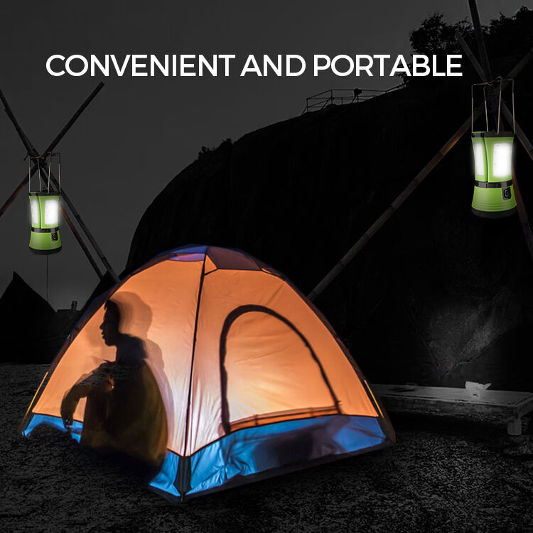 500 Lumen LED Camping Lantern with Detachable Flashlights and Lithium Battery Portable LED Light