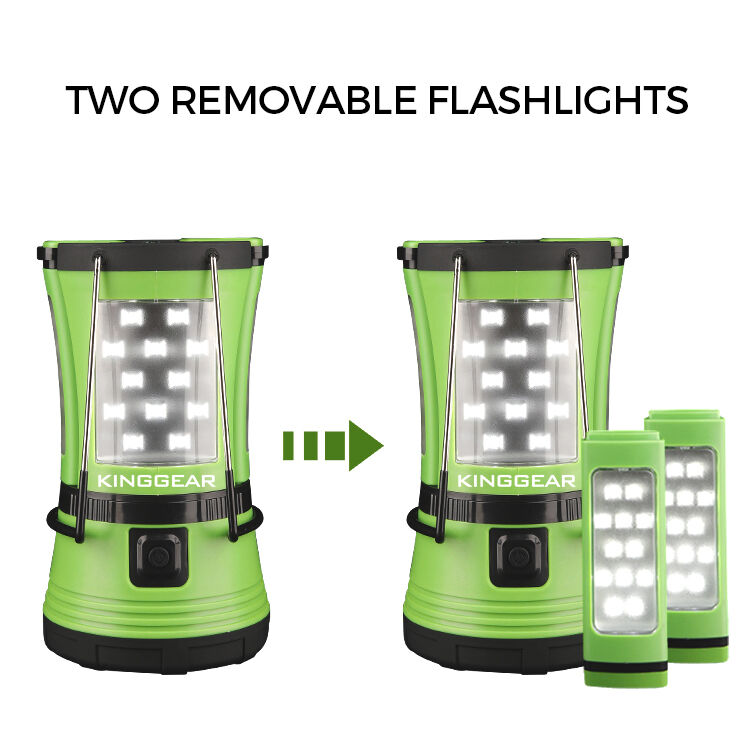 500 Lumen LED Camping Lantern with Detachable Flashlights and Lithium Battery Portable LED Light
