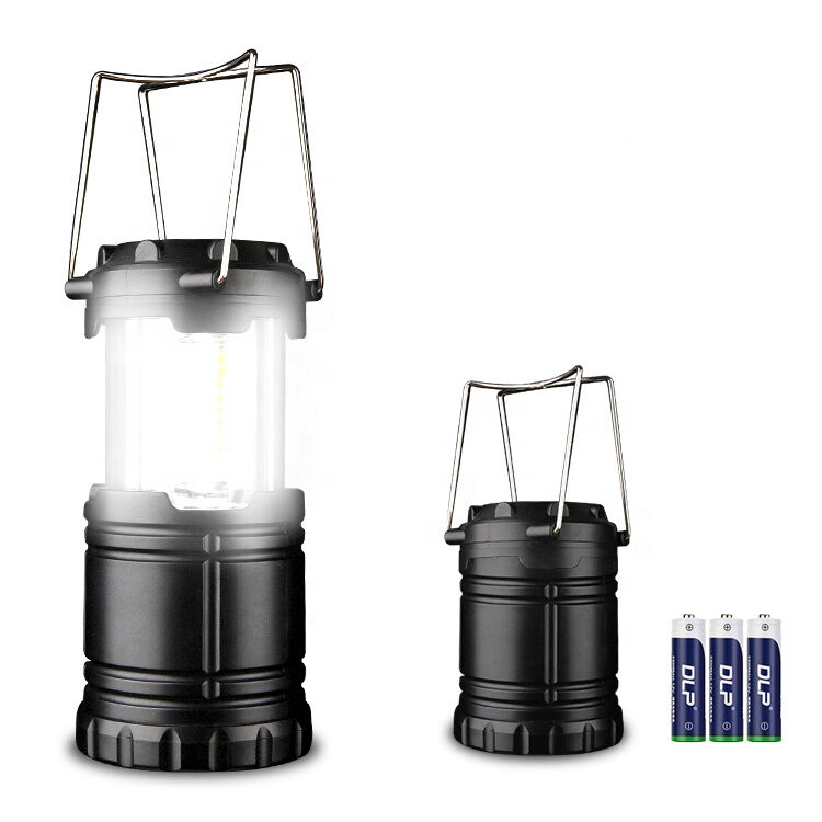350 Lumen Telescopic Cob LED Solar Camping Lantern with Customized Logo and USB Charger