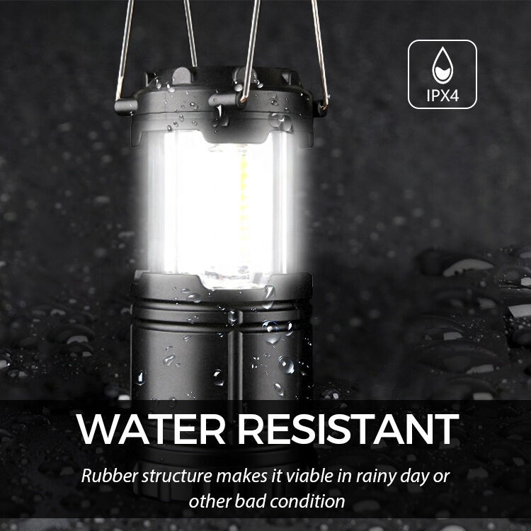 350 Lumen Telescopic Cob LED Solar Camping Lantern with Customized Logo and USB Charger