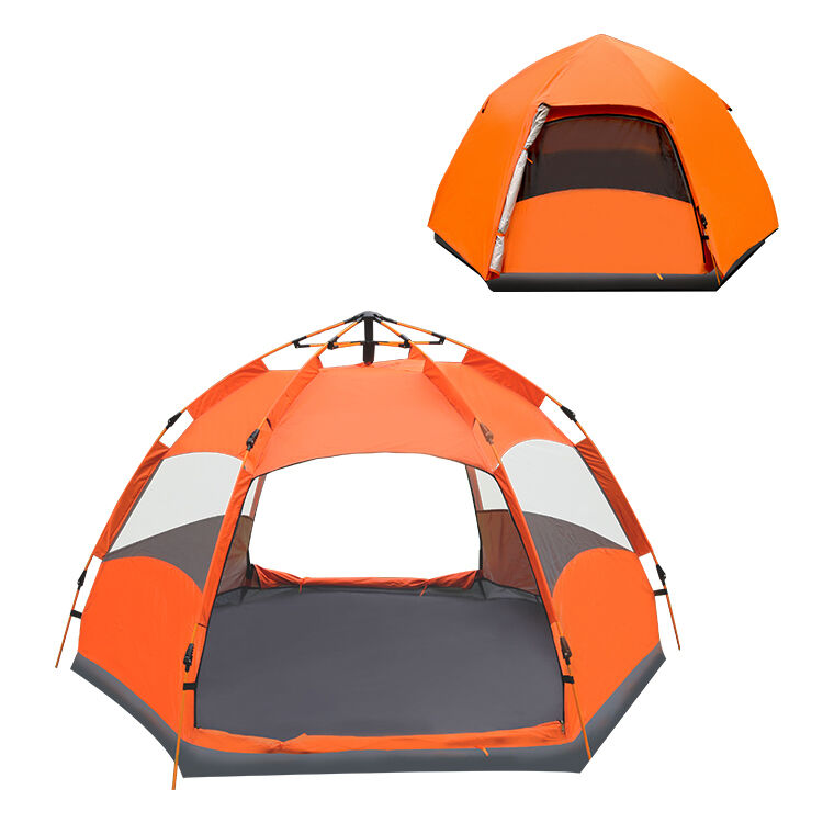 Kinggear Outdoor Ultralight Waterproof 3-4 Person Pop up Tent for Camping and Beach