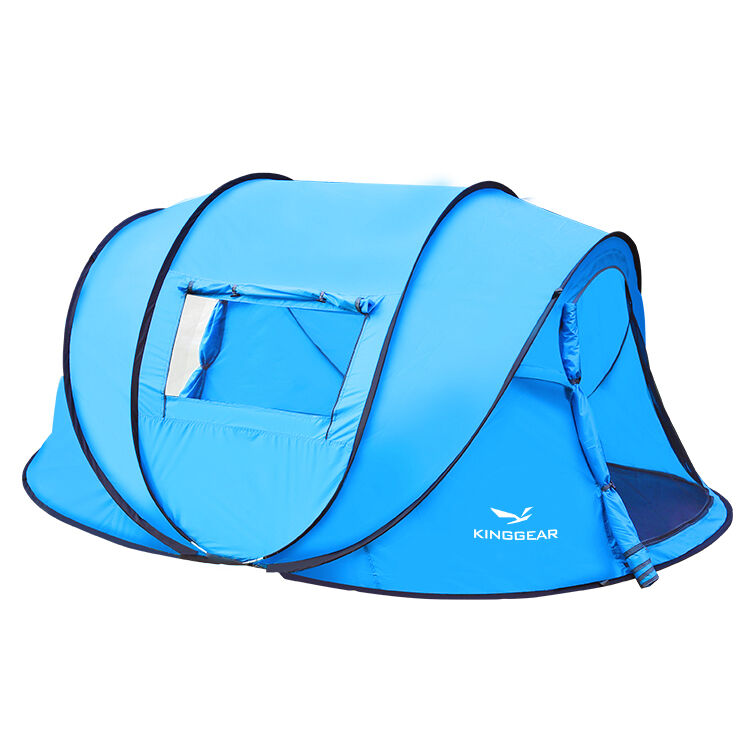 3-4 Person Waterproof Pop up Tent with Automatic Setup for Camping and Travel