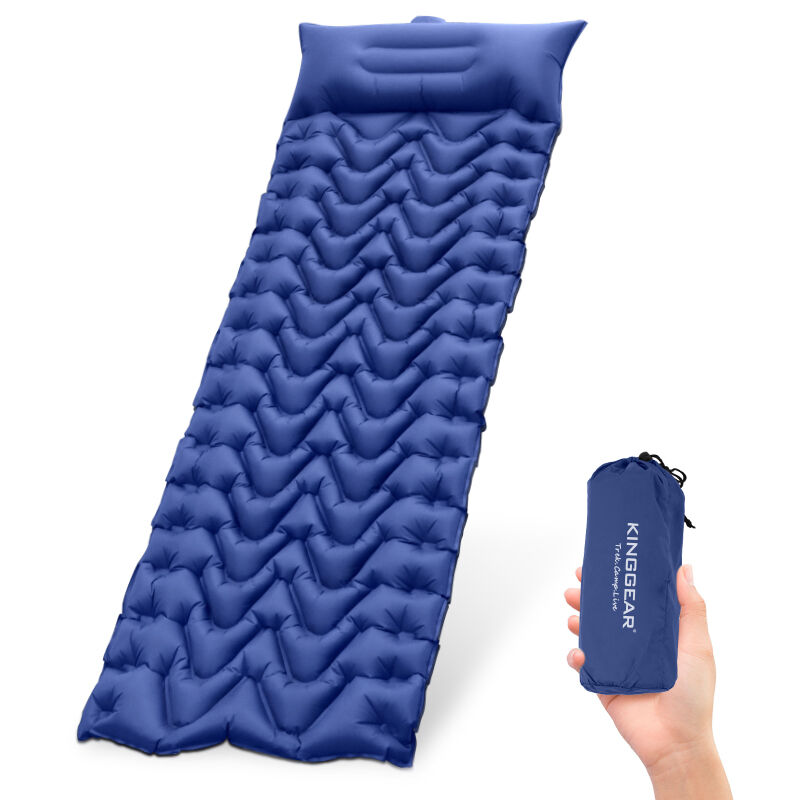 Ultralight 860g Camping Sleeping Pad with 8cm Thickness and 75D Chunya Textile TPU Inflatable Camping Mat