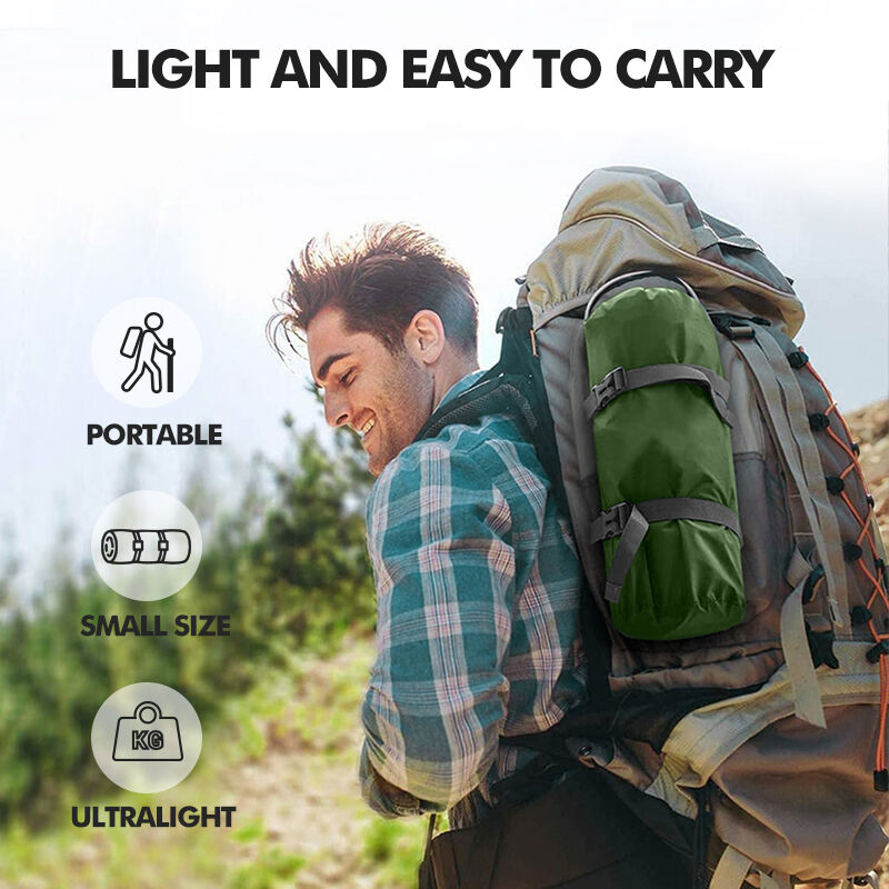 KingGear 2 Person Camping Pad with Built-in Foot Pump and 9cm Thickness Inflatable Sleeping Mat