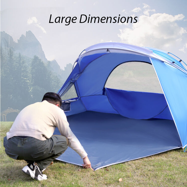 Lightweight Easy Setup Waterproof Camping Tent for 2-3 Person Beach Tent with UV Sun Shade