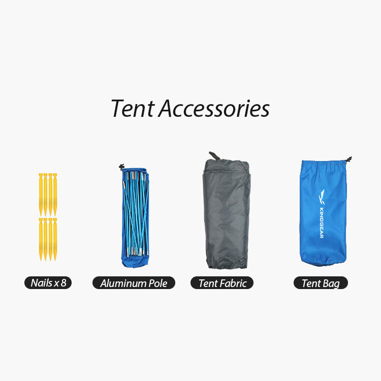 Lightweight Easy Setup Waterproof Camping Tent for 2-3 Person Beach Tent with UV Sun Shade