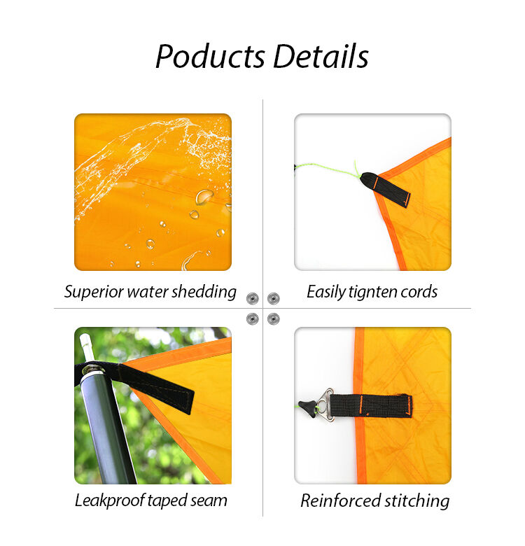 Kinggear Ultralight 0.57kg Waterproof 1000-1500 mm 210T Polyester Fabric Camping Tent Beach Tent