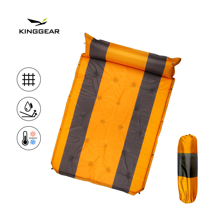 Kinggear Portable 3cm Thickness PU Foam Self Inflating Camping Mat with Customizable Design
