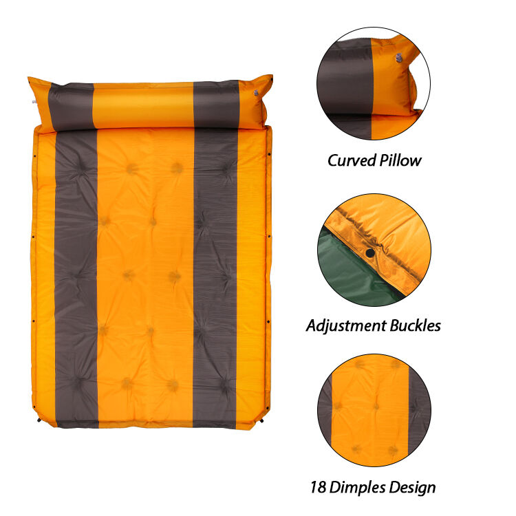 Kinggear Portable 3cm Thickness PU Foam Self Inflating Camping Mat with Customizable Design