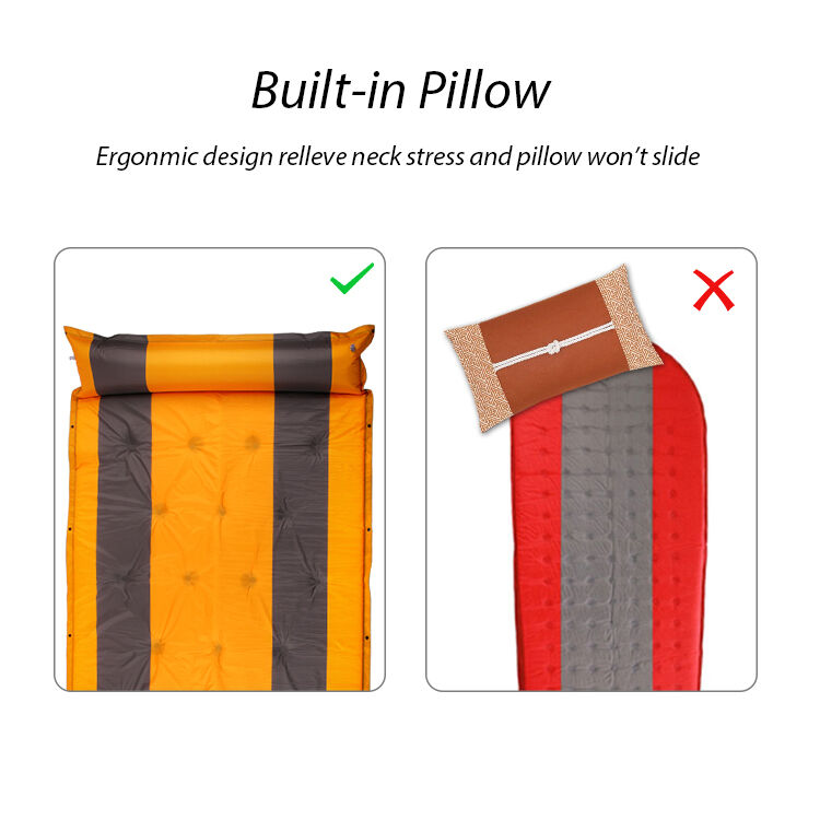 Kinggear Portable 3cm Thickness PU Foam Self Inflating Camping Mat with Customizable Design