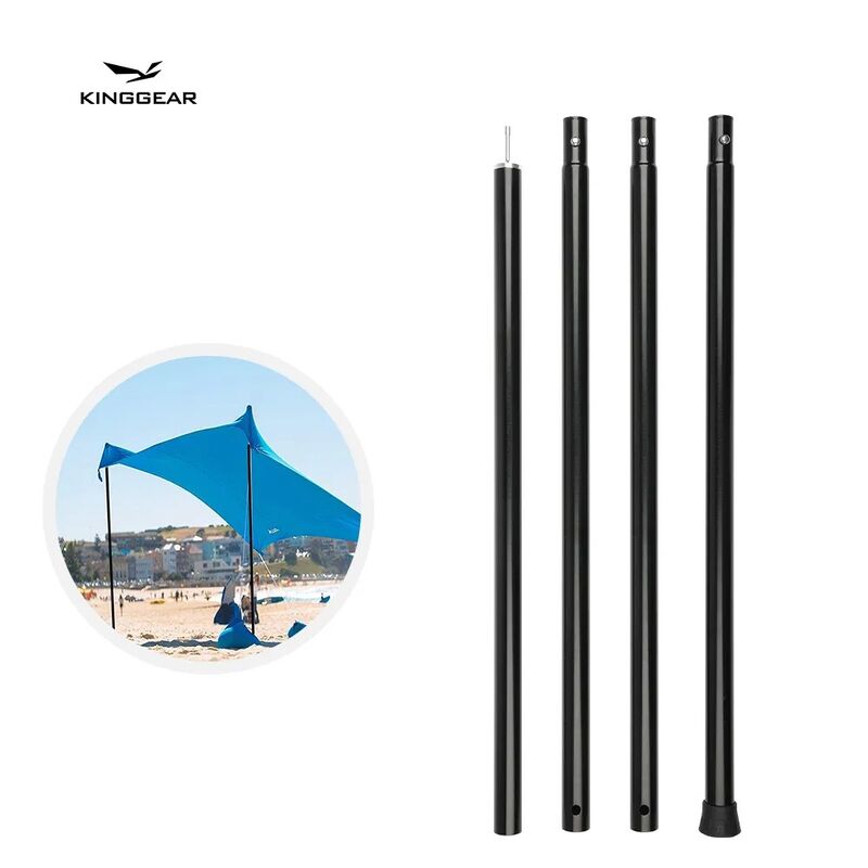 Ultralight Height Adjustable 29mm Aluminum Camping Tent Pole for Outdoor Tarp Support
