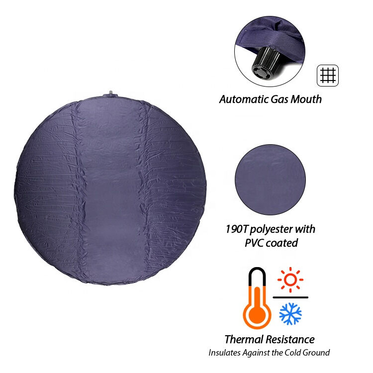 Kinggear 106*106*3cm Size Self Inflating Camping Mat with PU Foam Padding and Customizable Design